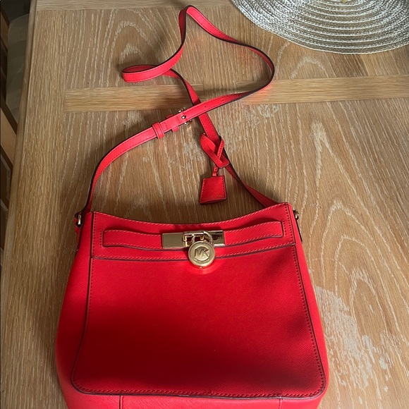 Michael Kors Vibrant Red Shoulder Bag - Picture 1 of 5